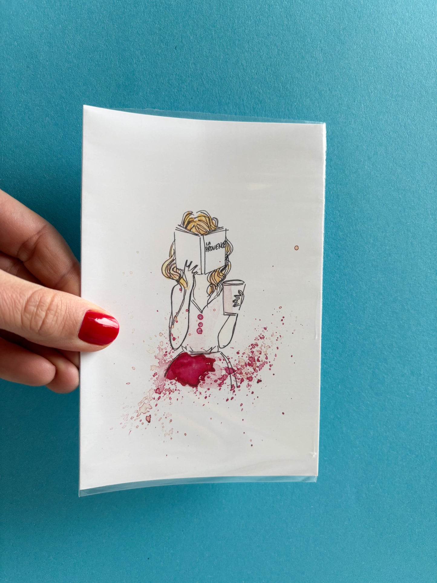 Carte Postale La Lectrice