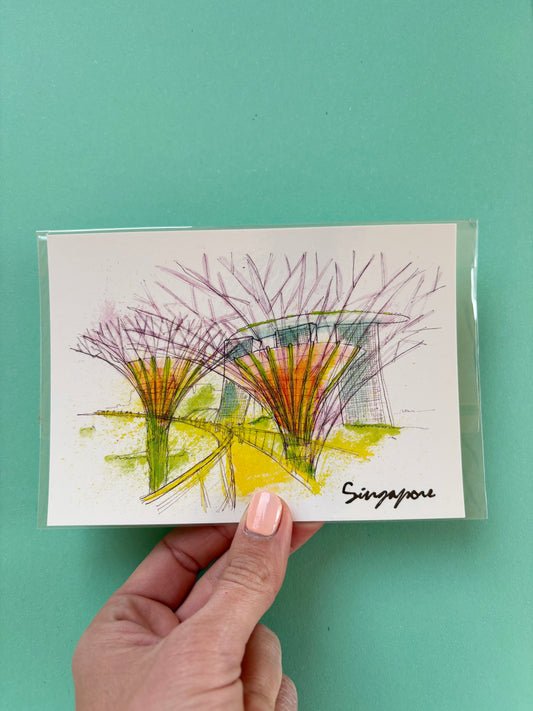 Carte Postale La Singapourienne — Édition Collector