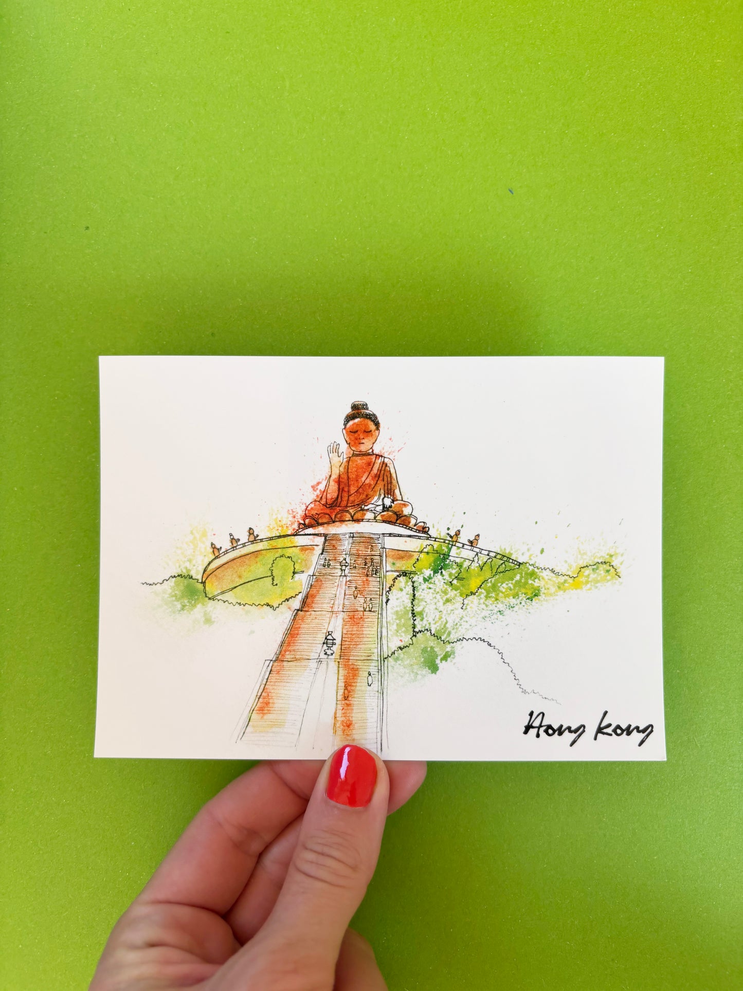 Carte Postale Le Big Buddha – Édition Collector