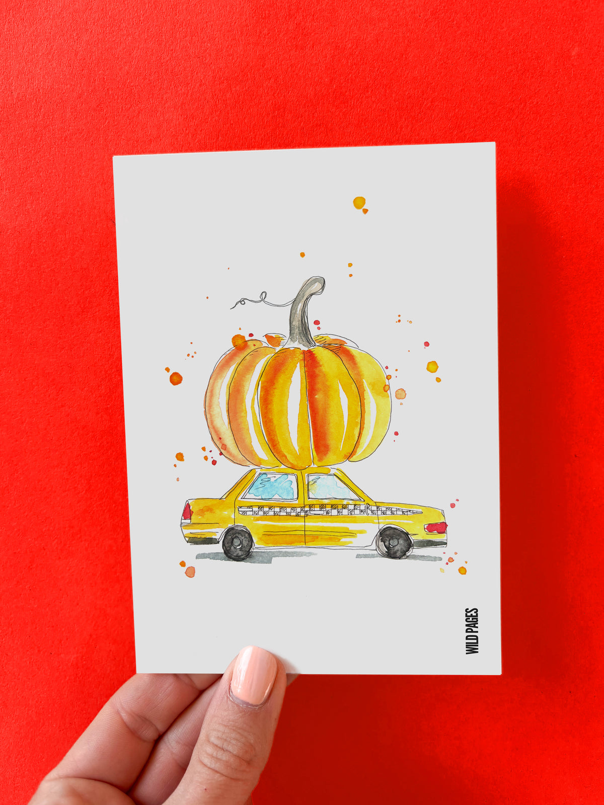 Carte Postale Le Taxi-trouille